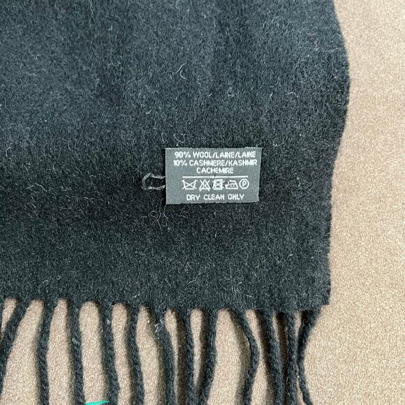 Yves Saint Laurent Wool & Cashmere Scarf 90% Wool 10% Cashmere Brand New Unisex - Picture 5 of 10